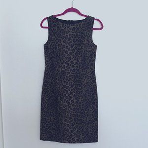 Ann Taylor Leopard Print Dress